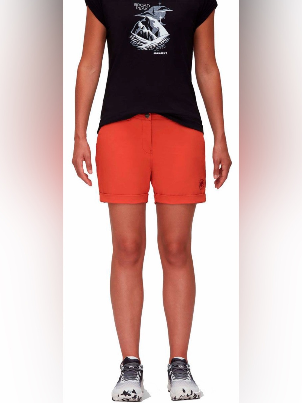 Mammut Womens Roll Cuff Runnold Shirt Terraxotta Size 12